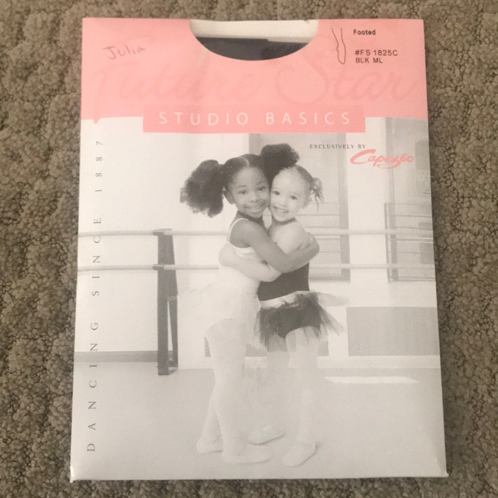 Child Capezio footed tights size m-l